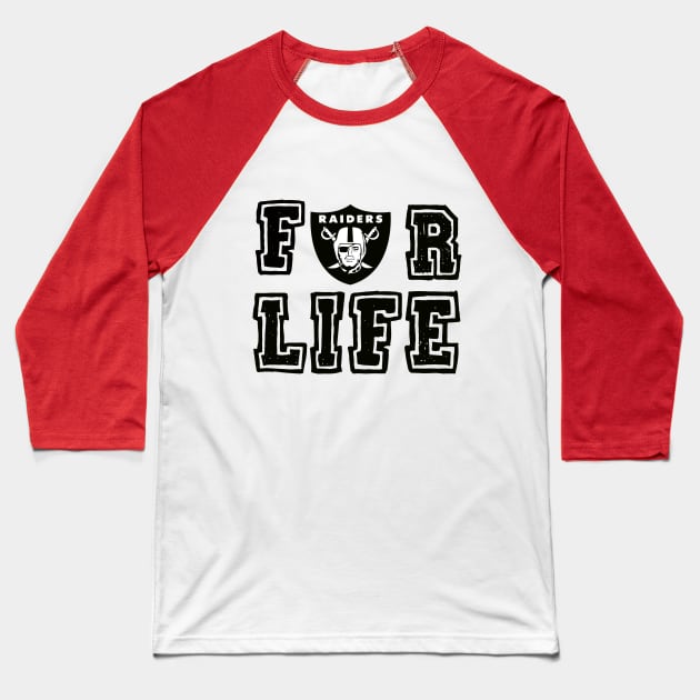 Raider For Life Baseball T-Shirt by STAR SHOP